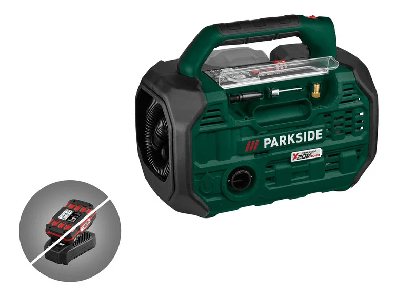 Parkside PKA 20Li B2 Cordless Compressor And Air Pump From, 56 OFF