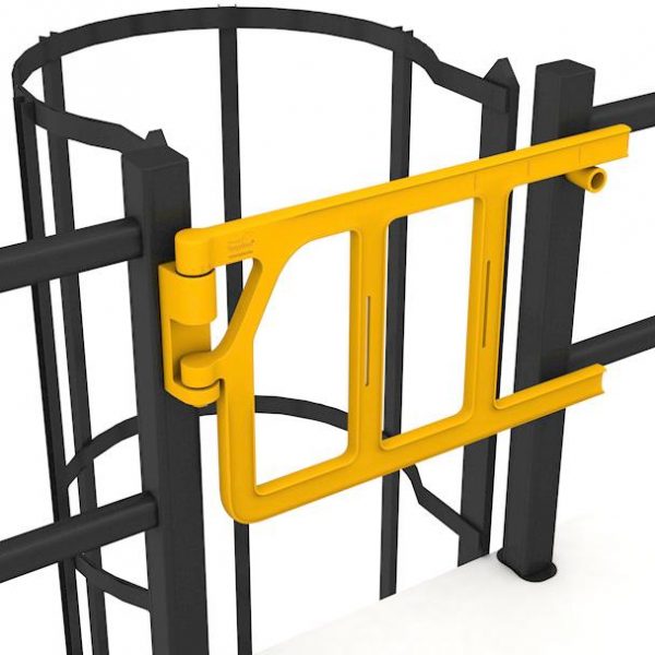 Double Bar Self Closing Industrial Safety Gate | Evergrip