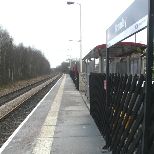 Everdeck GRP Railway Platform Panels at Bramley Station Evergrip