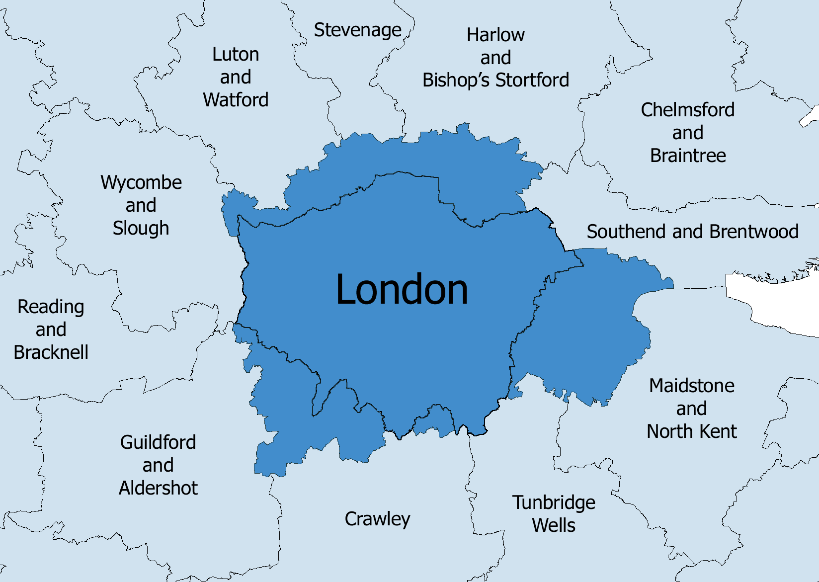 London commuter belt Wiki Everipedia