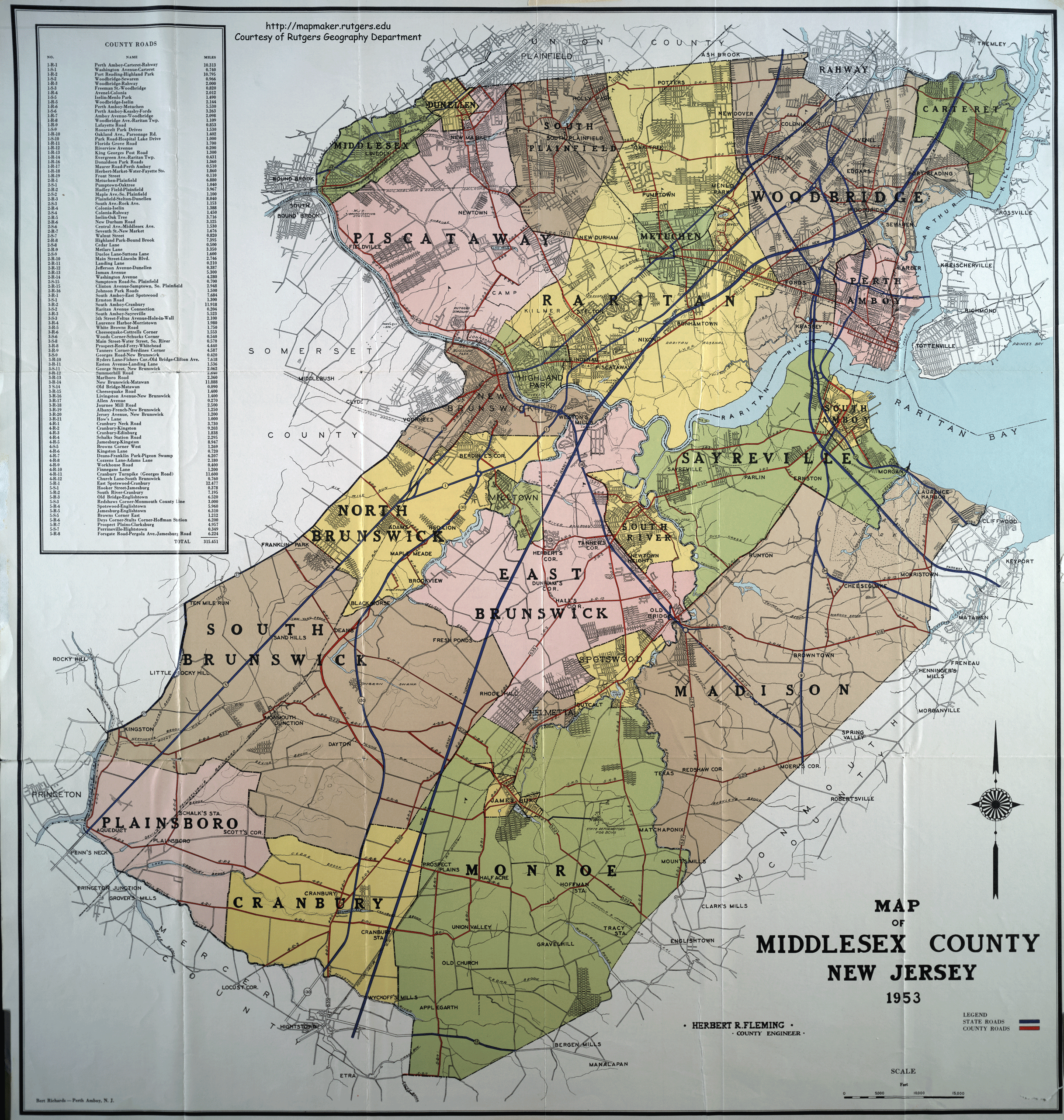 Historical Middlesex County, NJ Maps Rutgers.