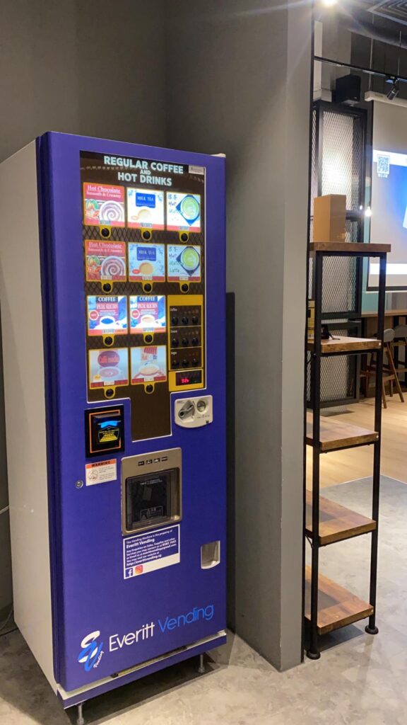 Coffee vending machine in Singapore Everitt Vending