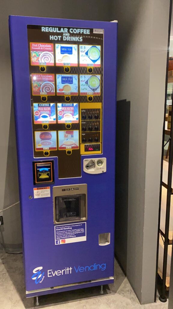 Coffee vending machine in Singapore Everitt Vending
