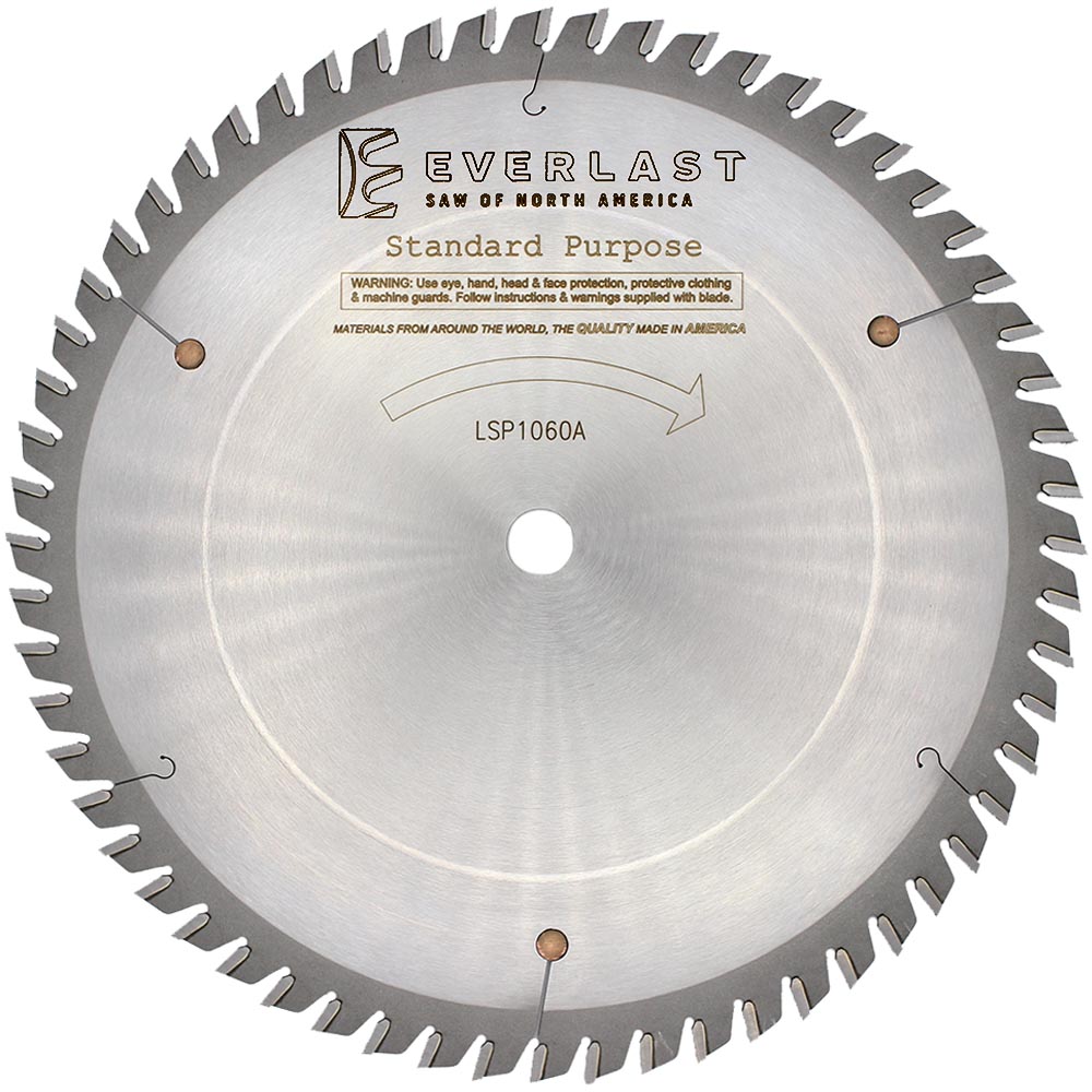 10″ Standard Purpose CutOff Saw Blade LSP1060A, LSP1060T Everlast