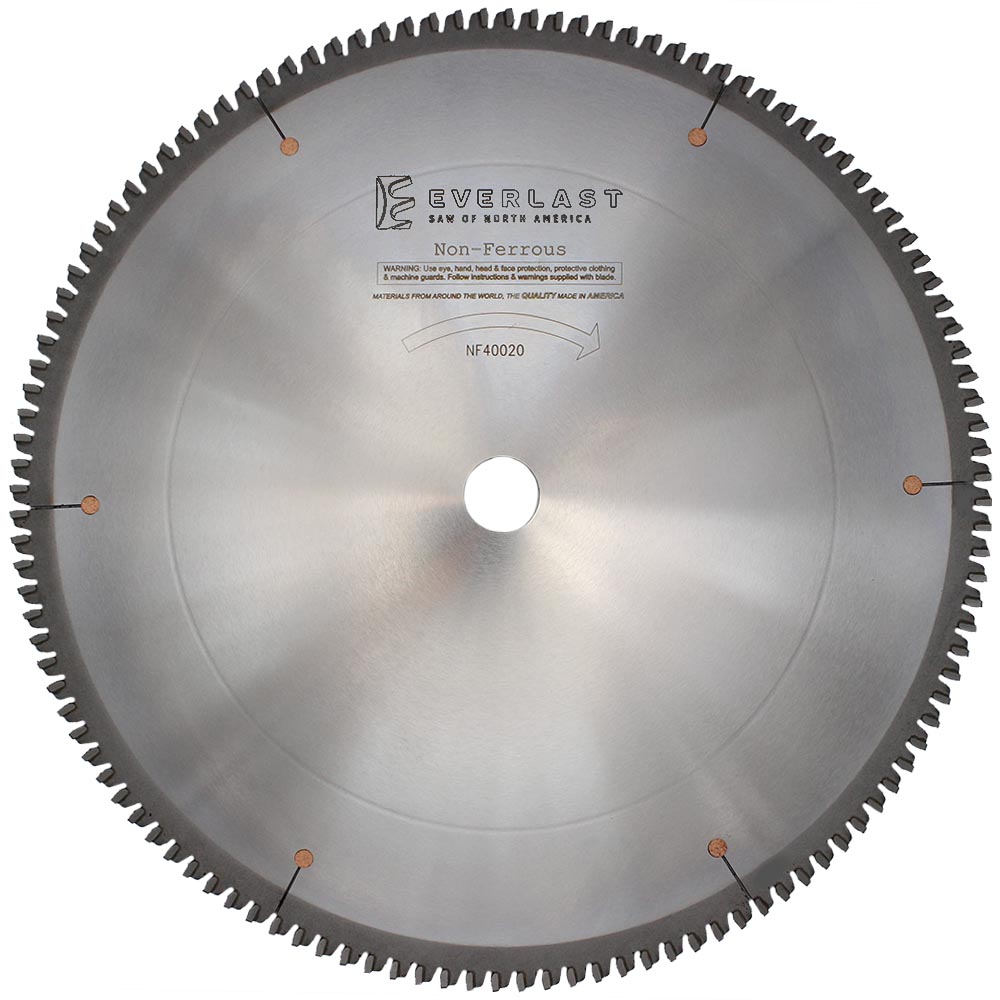 400mm NonFerrous Metal Cutting Saw Blade NF40020 Everlast Saw of