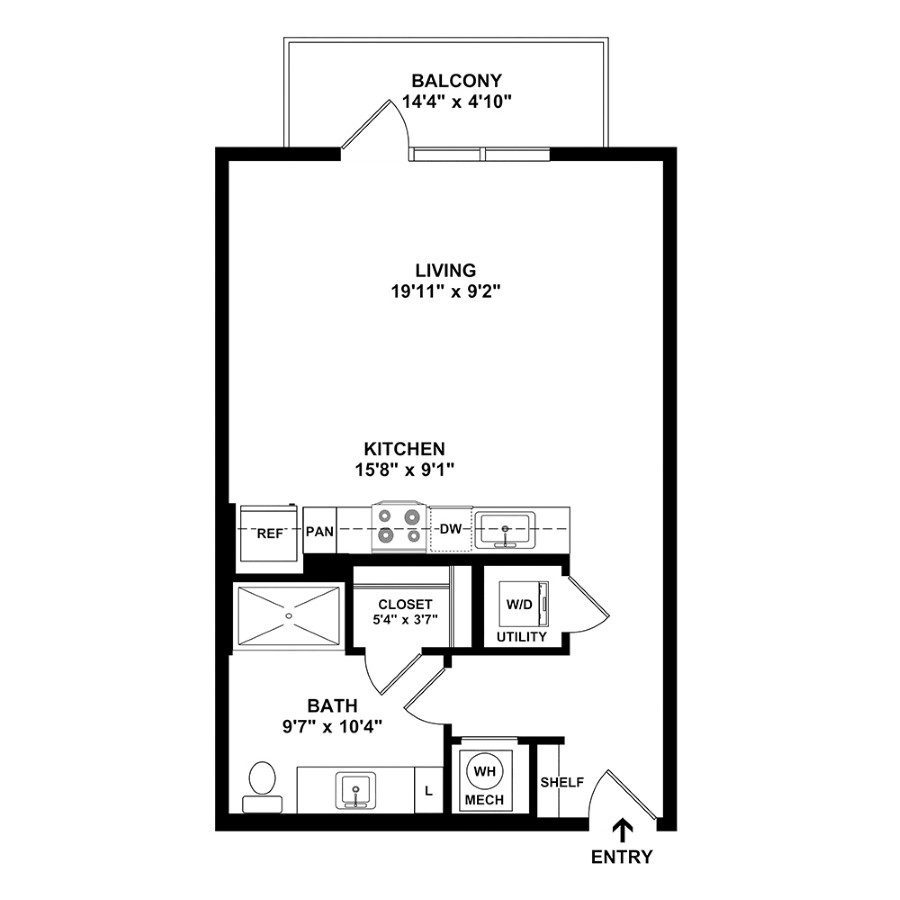 Luxury Apartment Availability The Everly at Rouzan Baton Rouge, LA