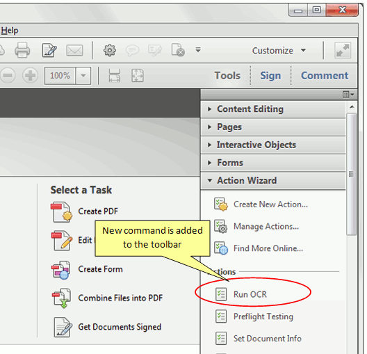 Creating Actions using "Action Wizard" in Adobe® Acrobat® XI