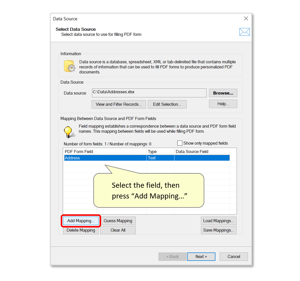 Populating Multiline Address Fields in PDF Forms