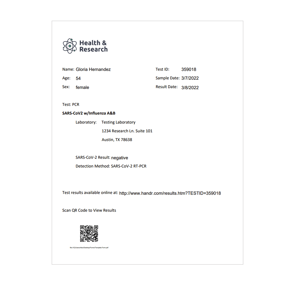 Creating PDF Documents With Custom QR Codes with  Links