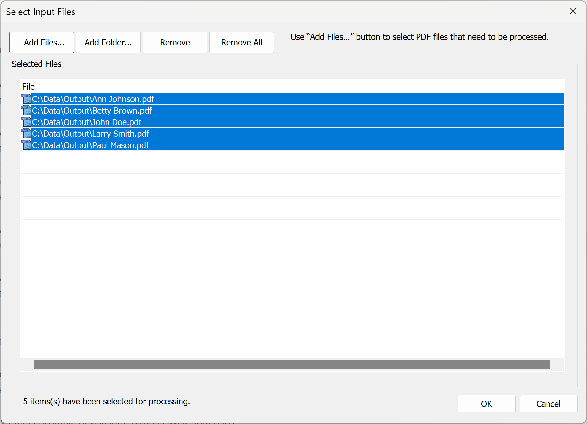 Automatically Rename PDF Files