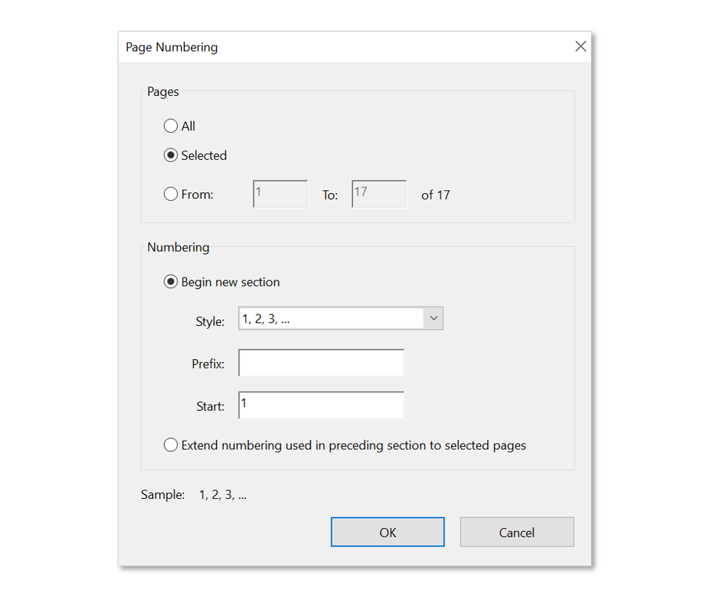 How to Number Pages In PDF Document