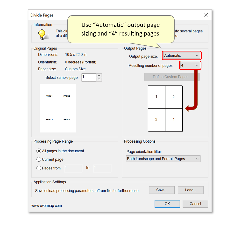 Divide PDF Pages into Multiple with AutoSplit™