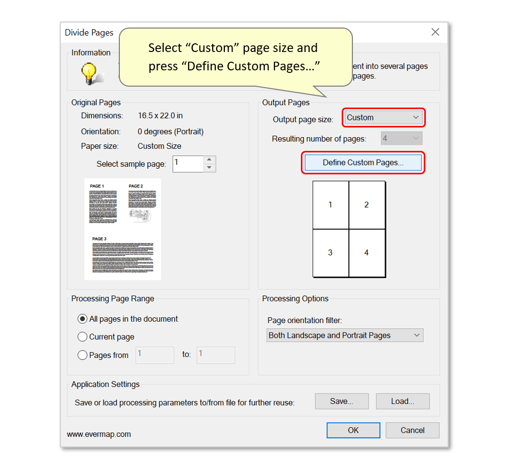 Divide PDF Pages into Multiple with AutoSplit™