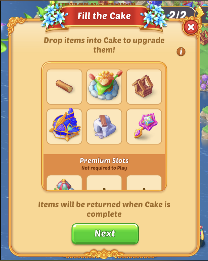New Event Mergeaversary Build a Cake FAQ EverMerge