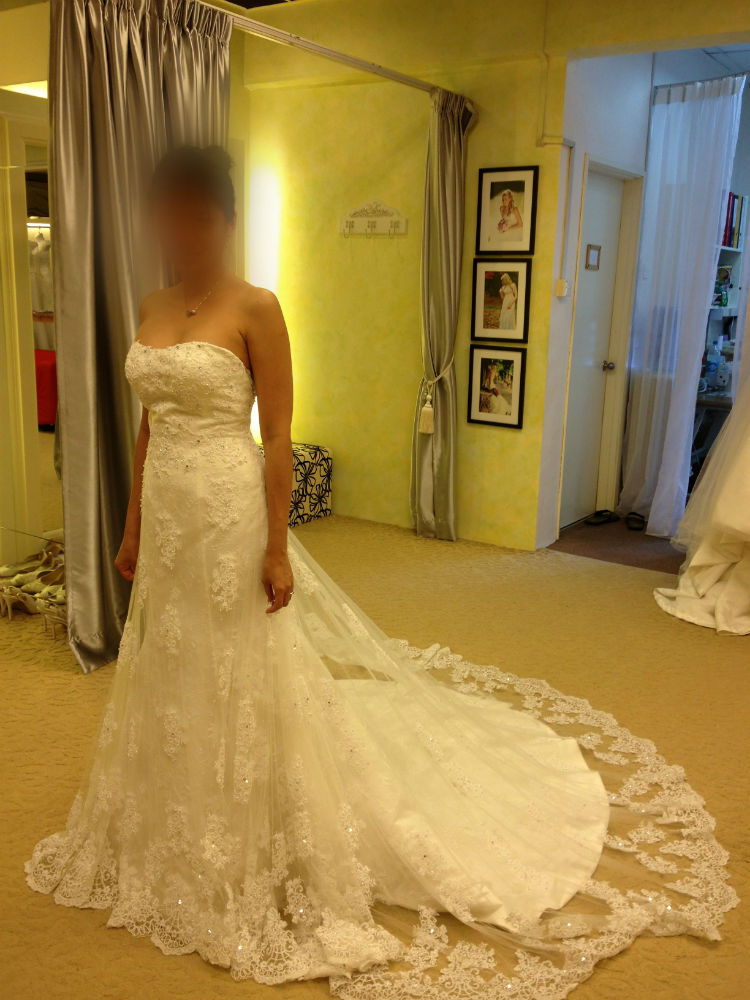 Designer Wedding Dress size 8 for sale Second Hand Wedding Dresses