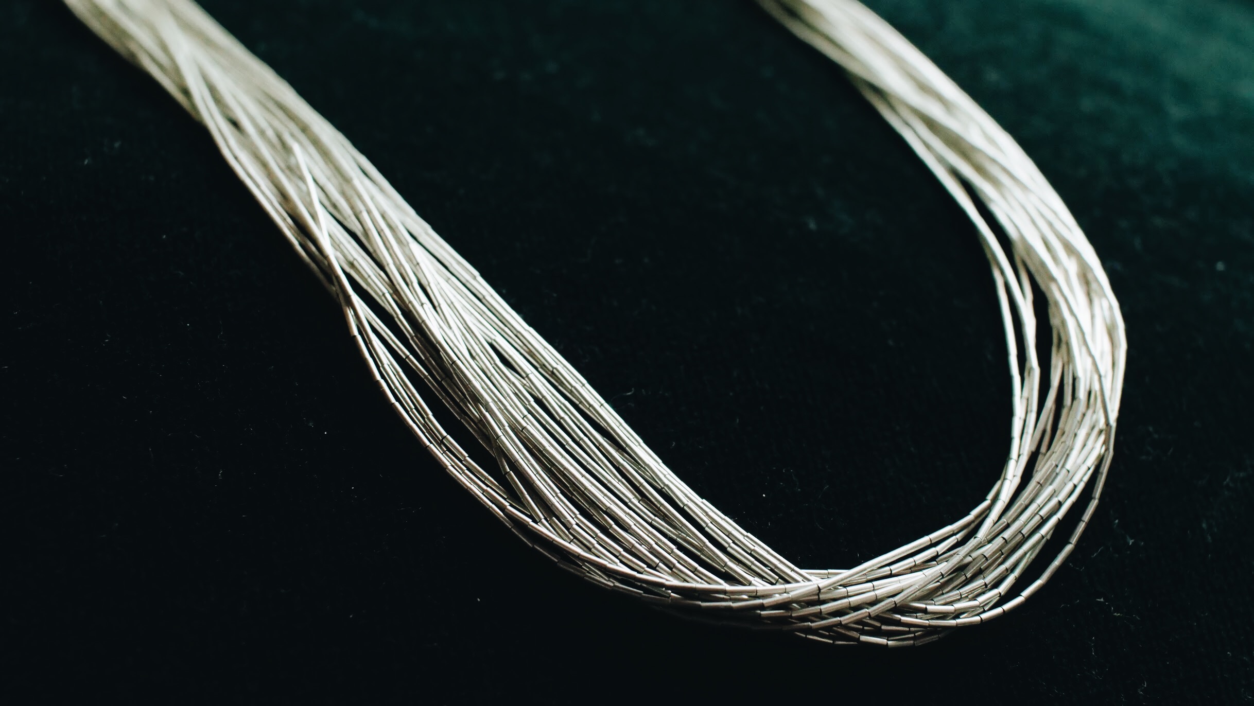 Liquid Silver Necklace EVERNIQ