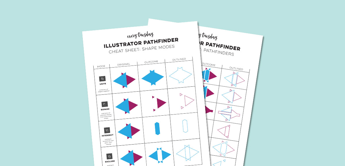 Save Time with the Illustrator Pathfinder Palette EveryTuesday