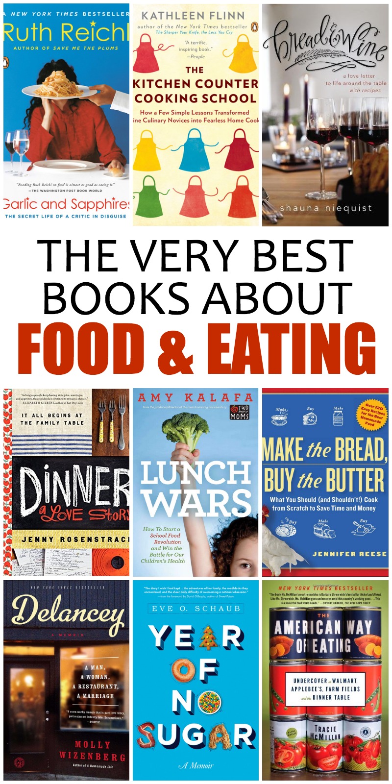 My Favorite Food Books Everyday Reading