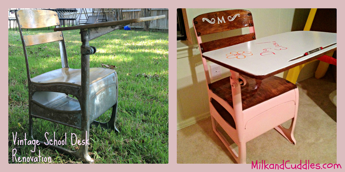 Vintage School Desk Makeover! Everyday Best
