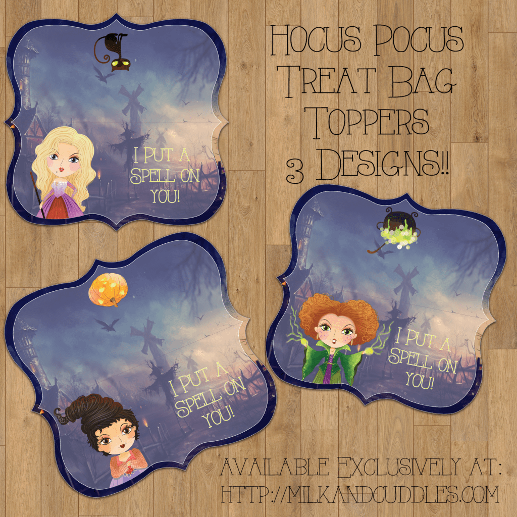 Hocus Pocus Inspired Bag Toppers {Free Printable} Everyday Best