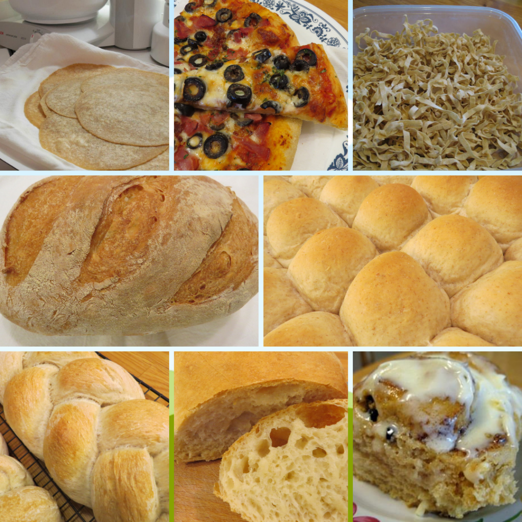 Breads & Pasta made with whole grains/ recipes from Everyday Cooking