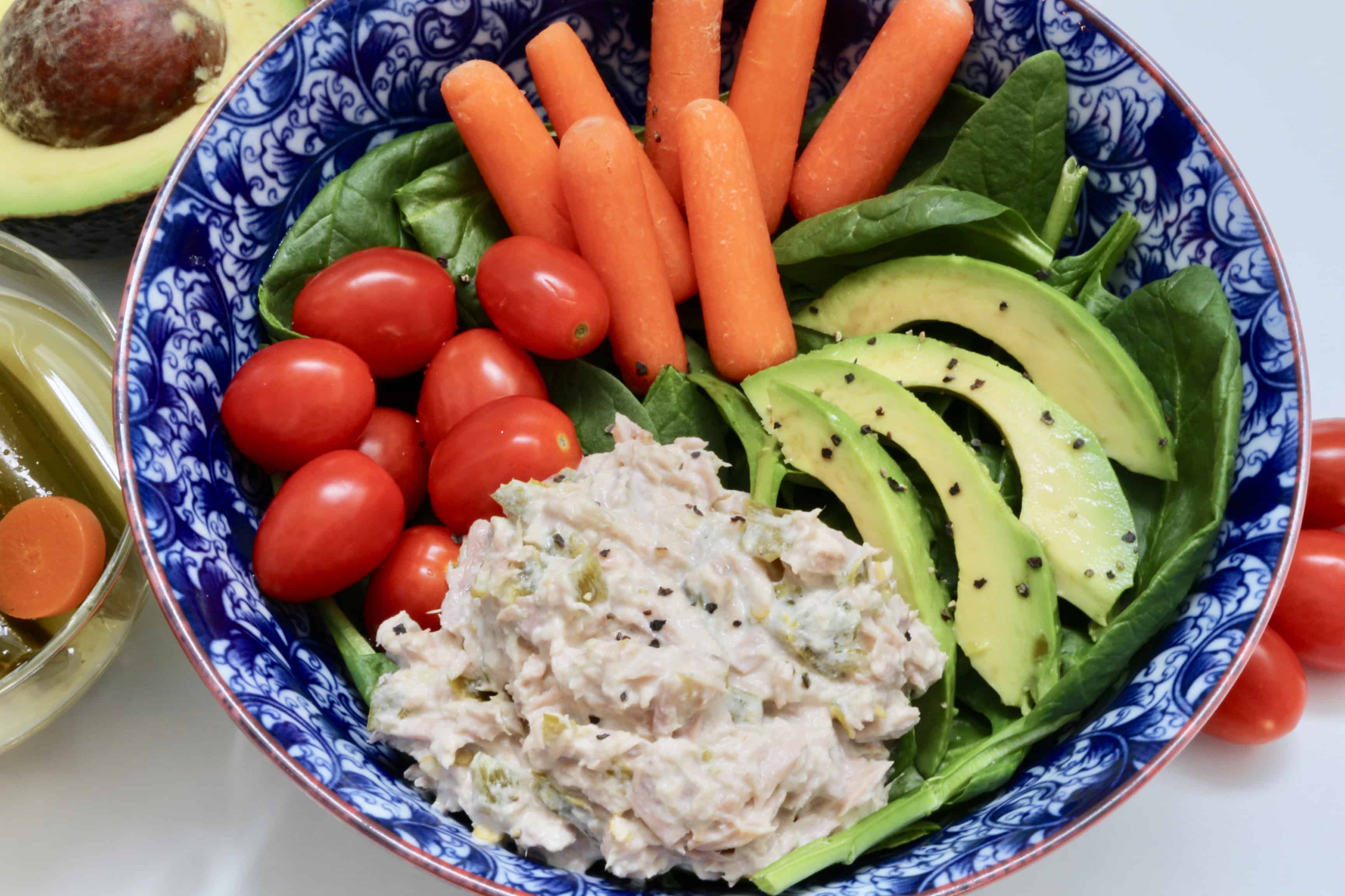 Easy Whole30 Tuna Salad Lunch Bowl Everyday Latina