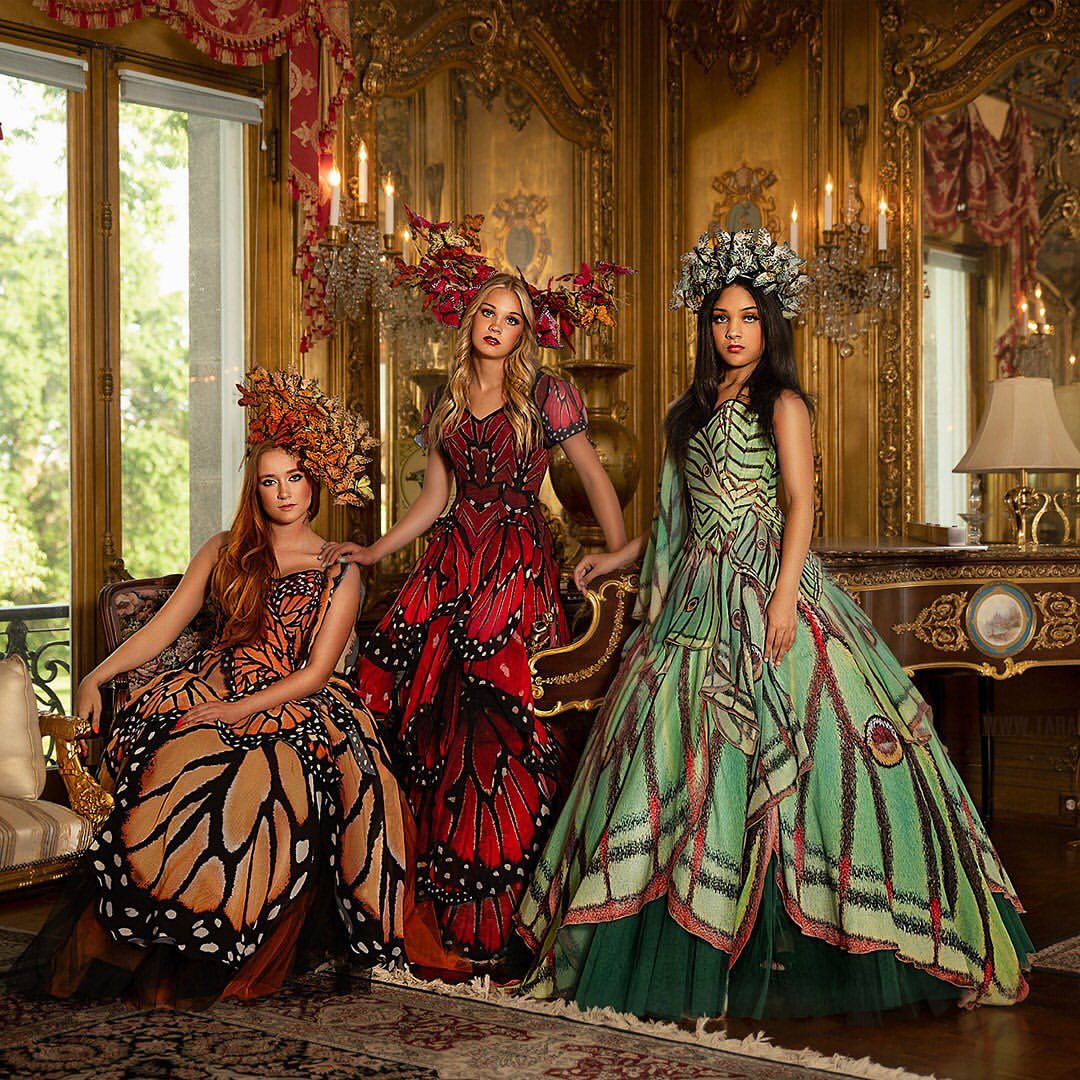 Bibian Blue's Butterfly Dresses Look Straight Out of a Fairy Tale