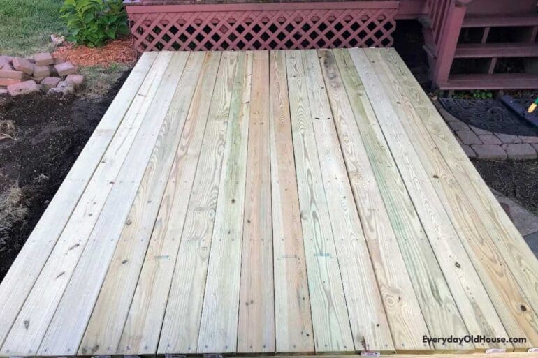 How We Built a Low Deck for 300 Everyday Old House