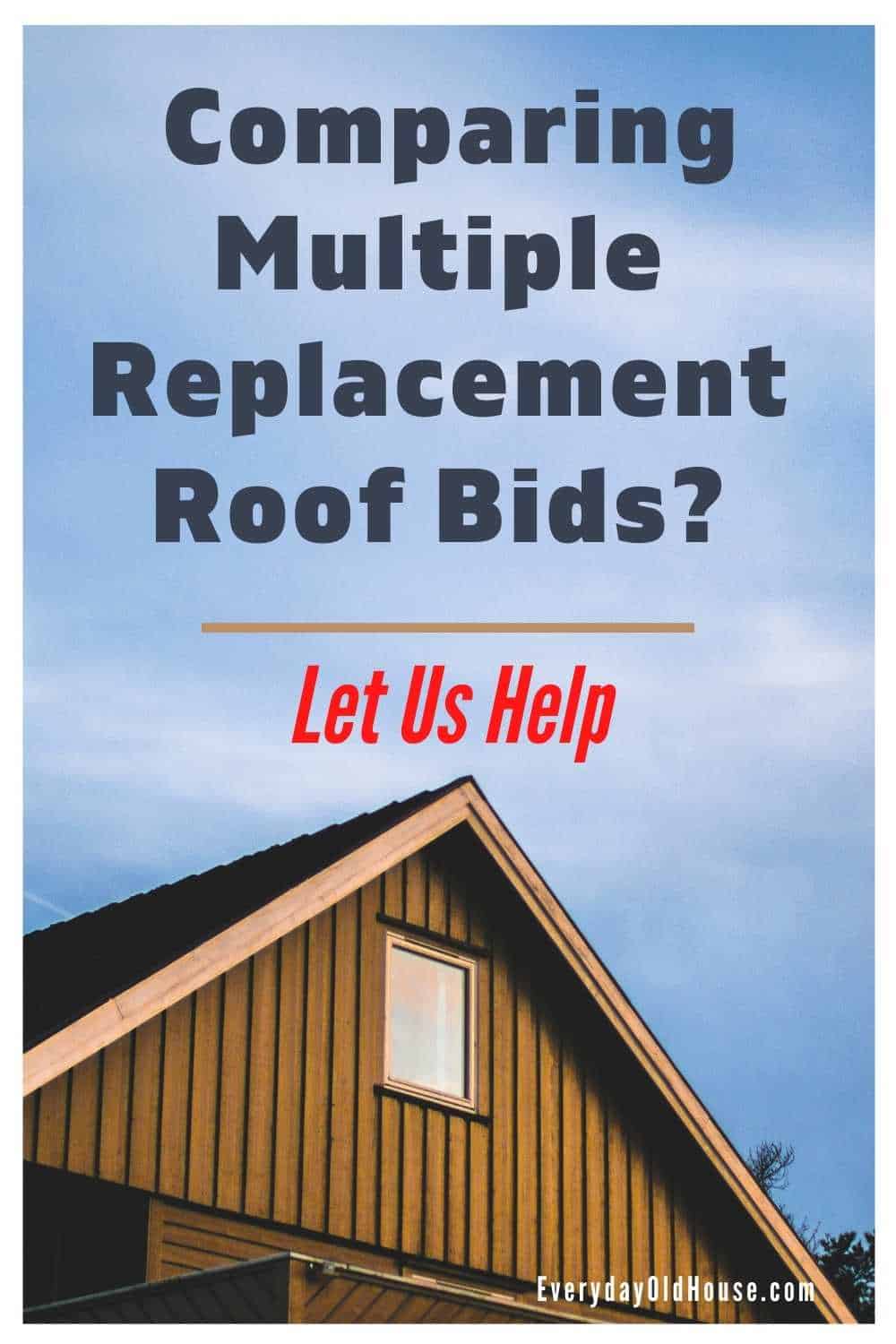 How to Compare Multiple Roofing Quotes Tool] Everyday Old
