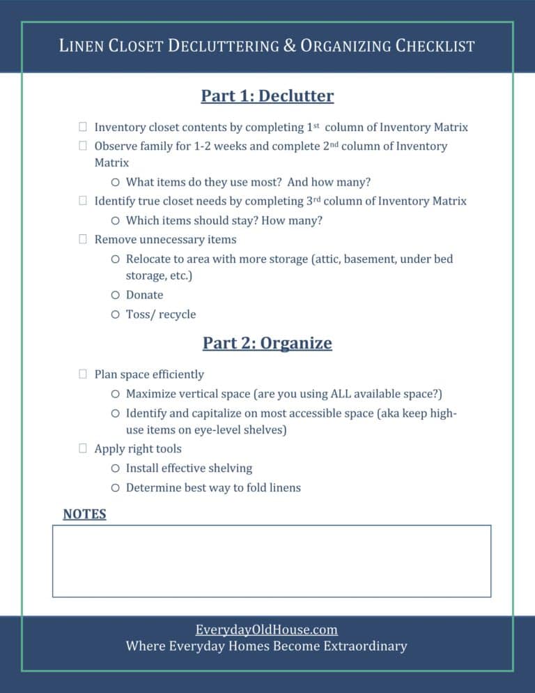 5 Effective Tiny Linen Closet Tips Everyday Old House