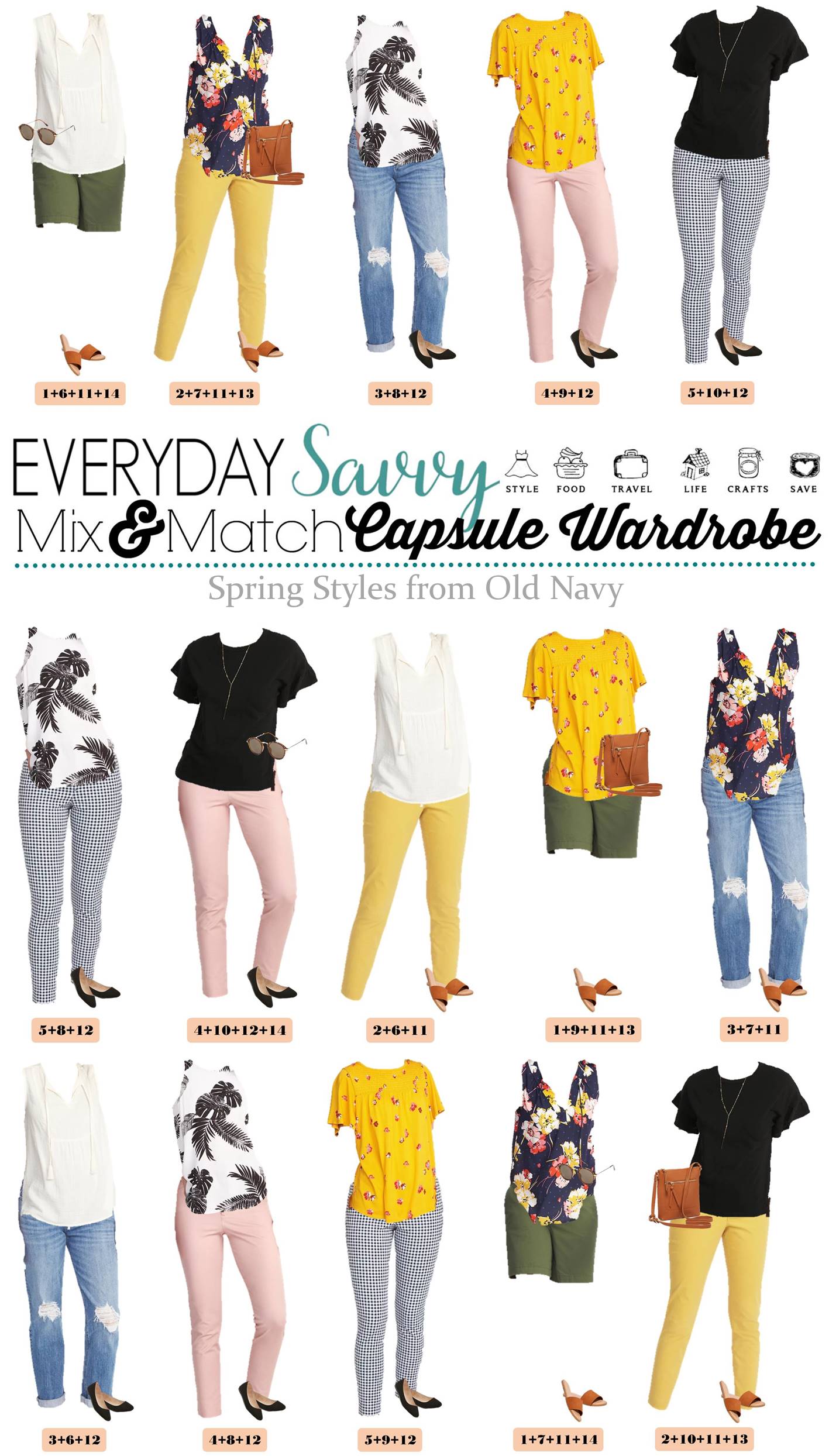 Casual Spring Outfits from Old Navy Spring Outfit Ideas Everyday Savvy