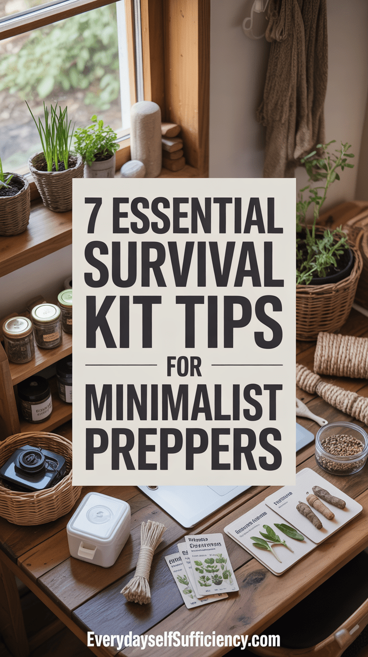 7 Essential Survival Kit Tips for Minimalist Preppers