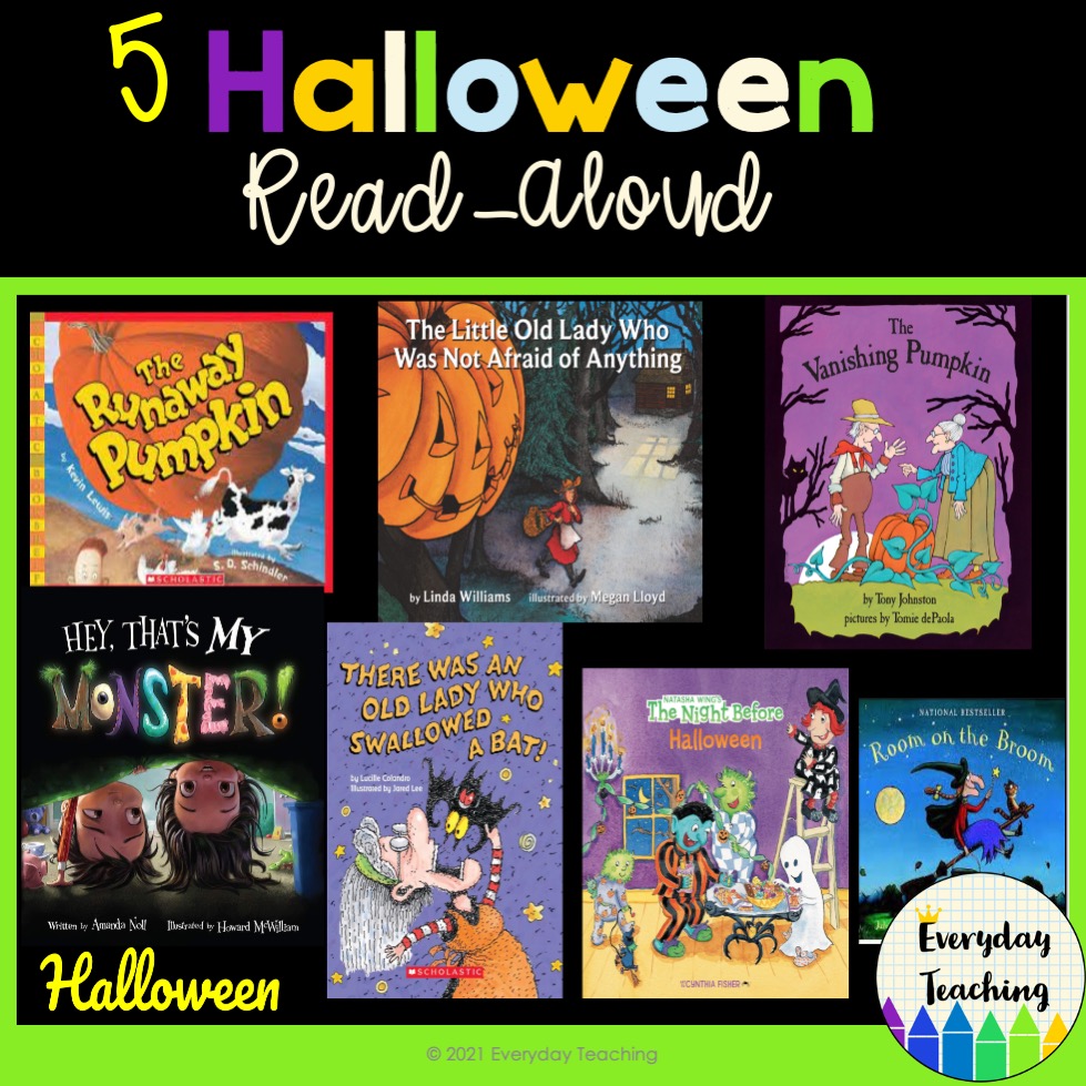 5 Halloween ReadAloud Everyday Teaching Resources