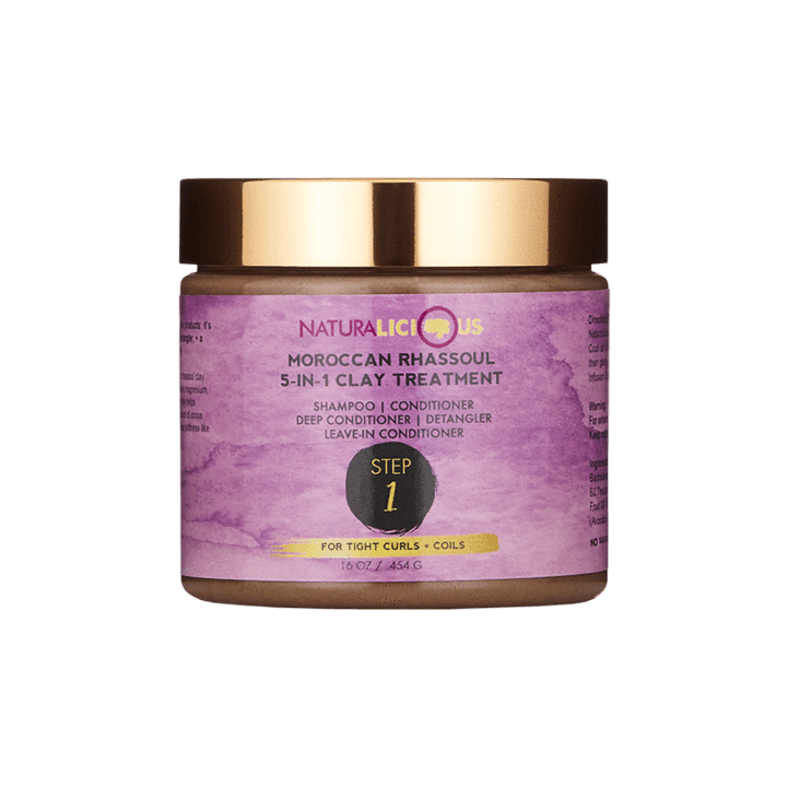 Naturalicious Moroccan Rhassoul 5in1 Clay Treatment Everyday Wholesome