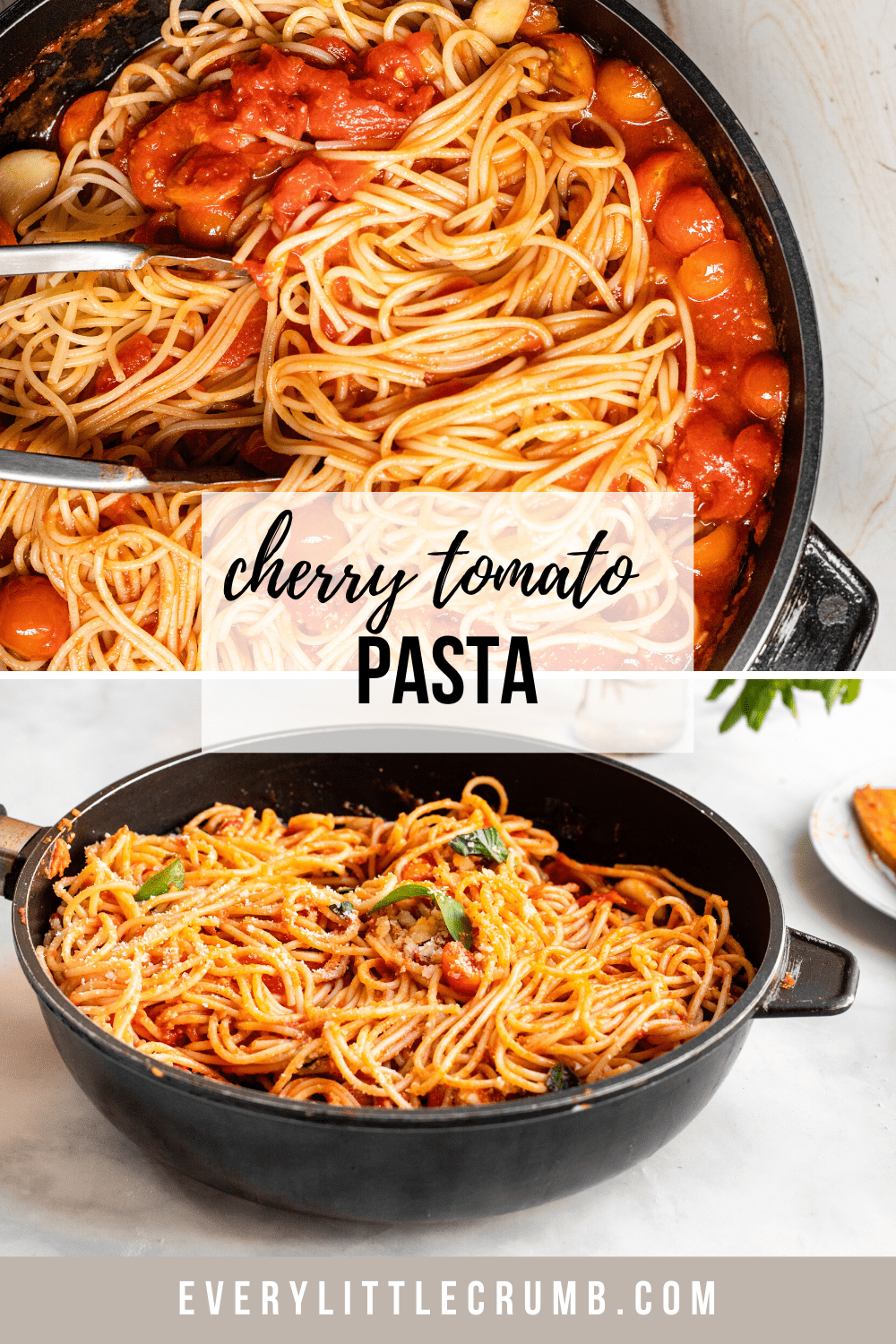 Cherry Tomato Pasta Sauce Every Little Crumb the perfect pasta sauce