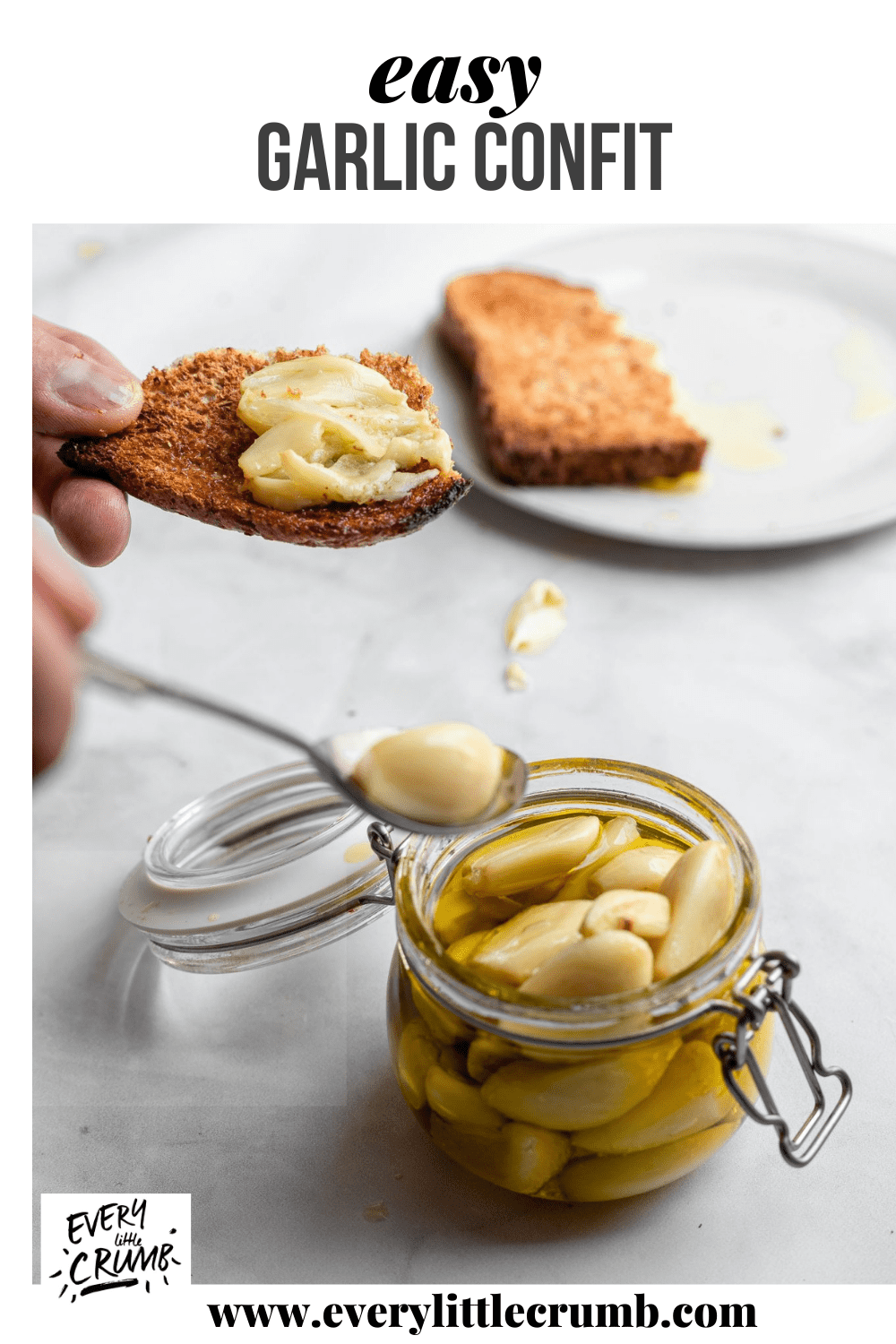 Garlic Confit Every Little Crumb Easy stovetop method Every Little Crumb