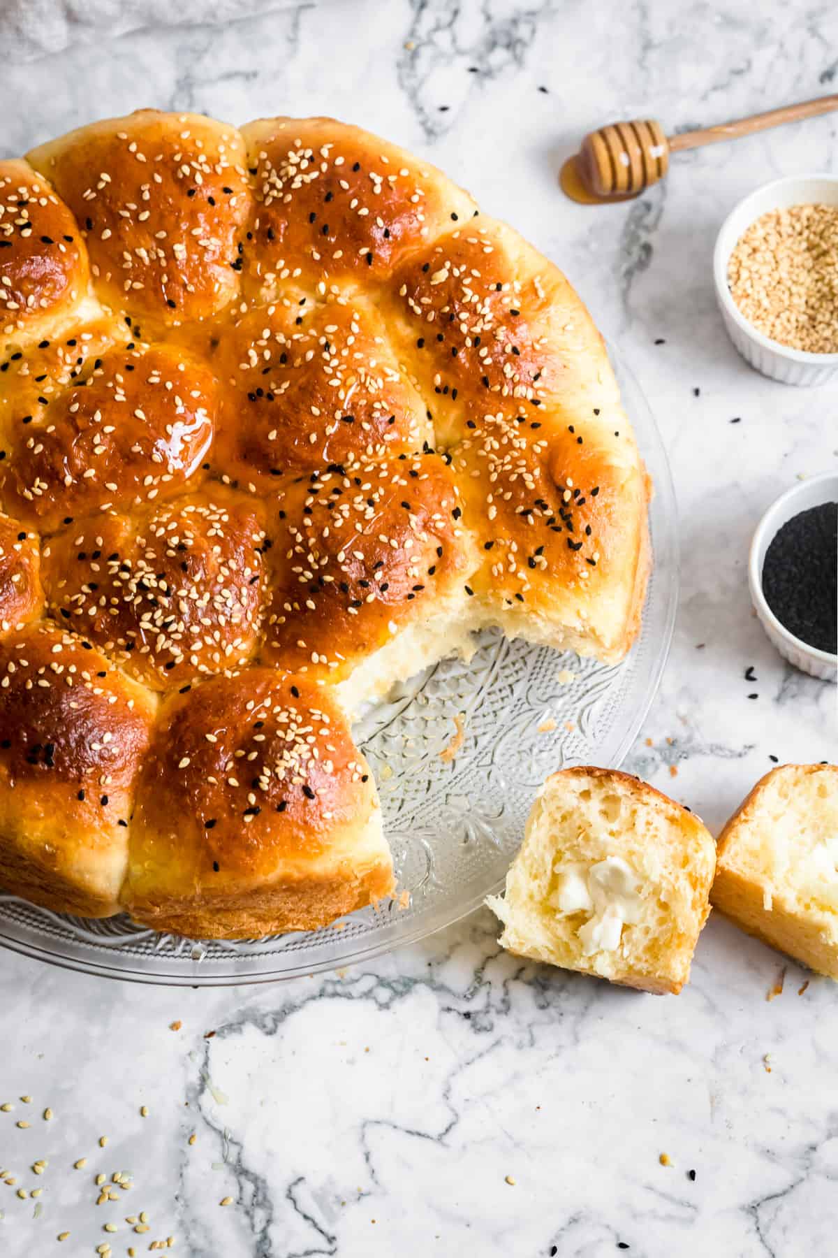 Bread Every Little Crumb Beehive bread or Khaliat Nahal