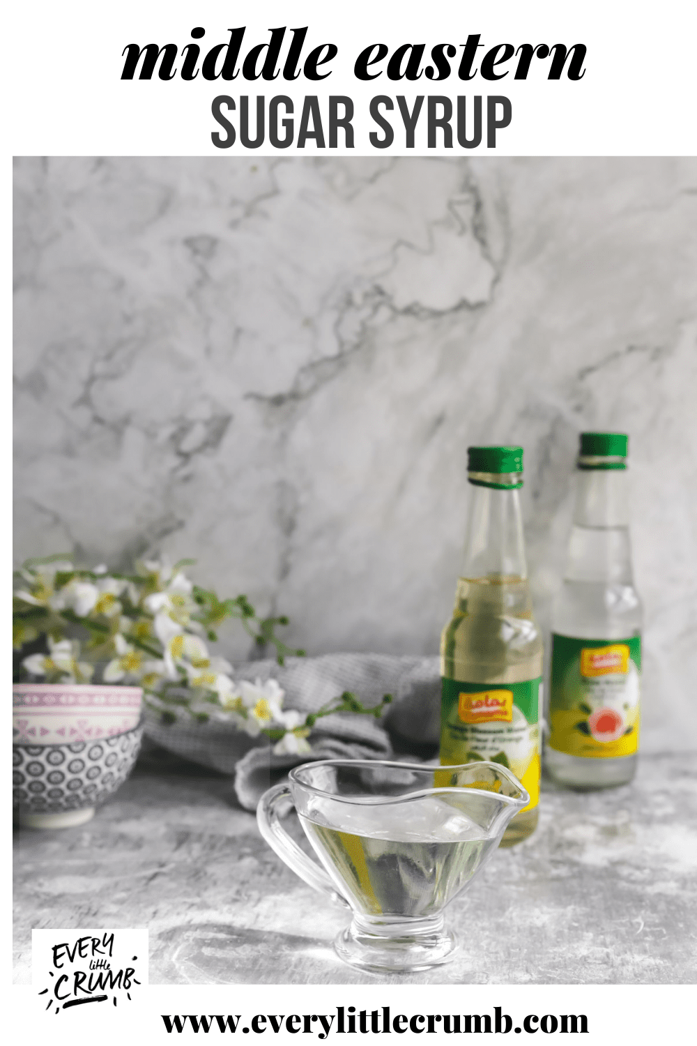 Rose Water Syrup Every Little Crumb Middle Eastern simple syrup