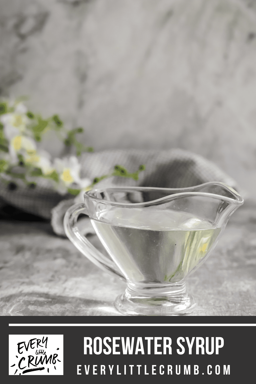 Rose Water Syrup Every Little Crumb Middle Eastern simple syrup Every Little Crumb