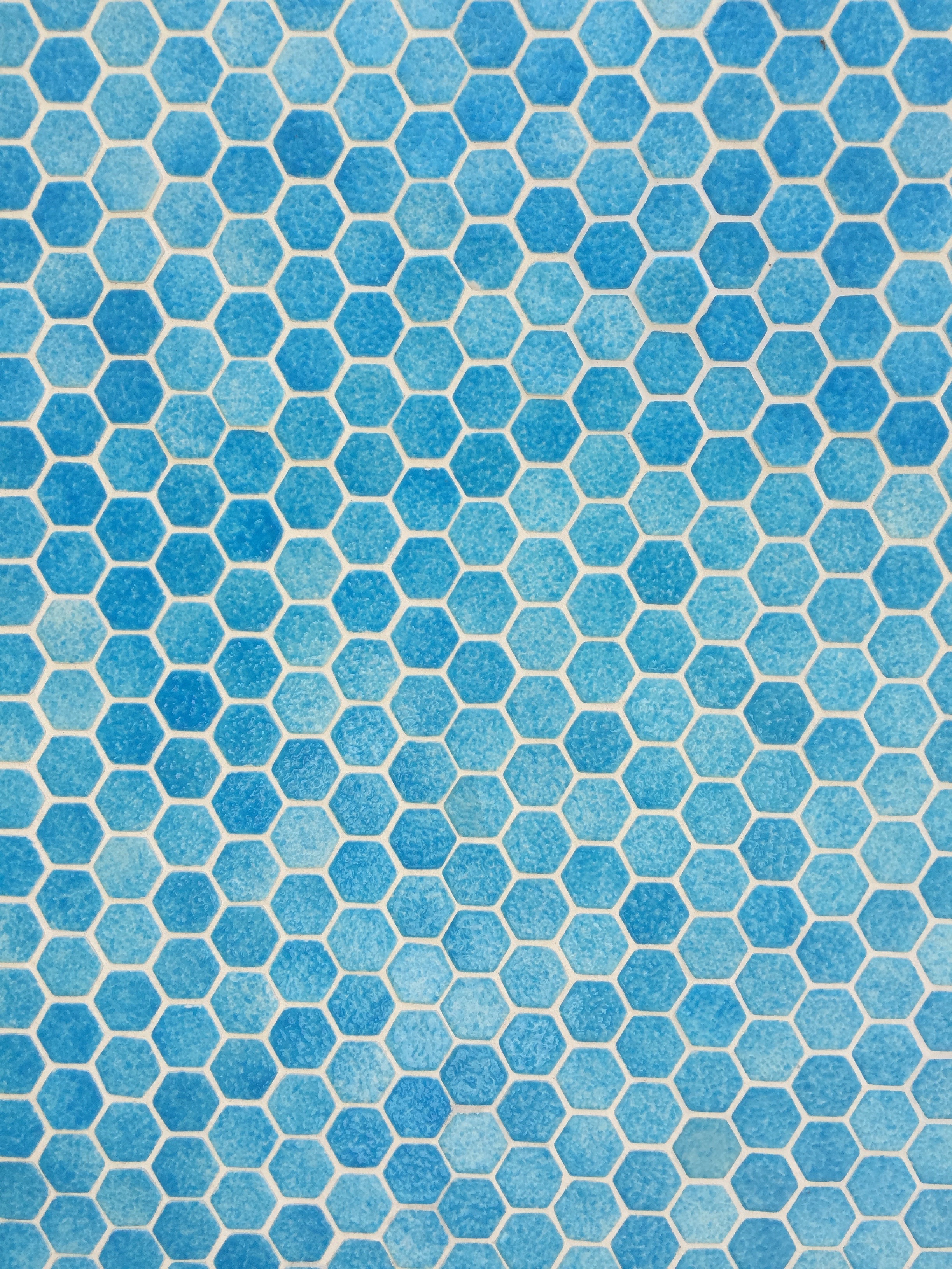Teal hexagonal tiles in pattern Free Textures