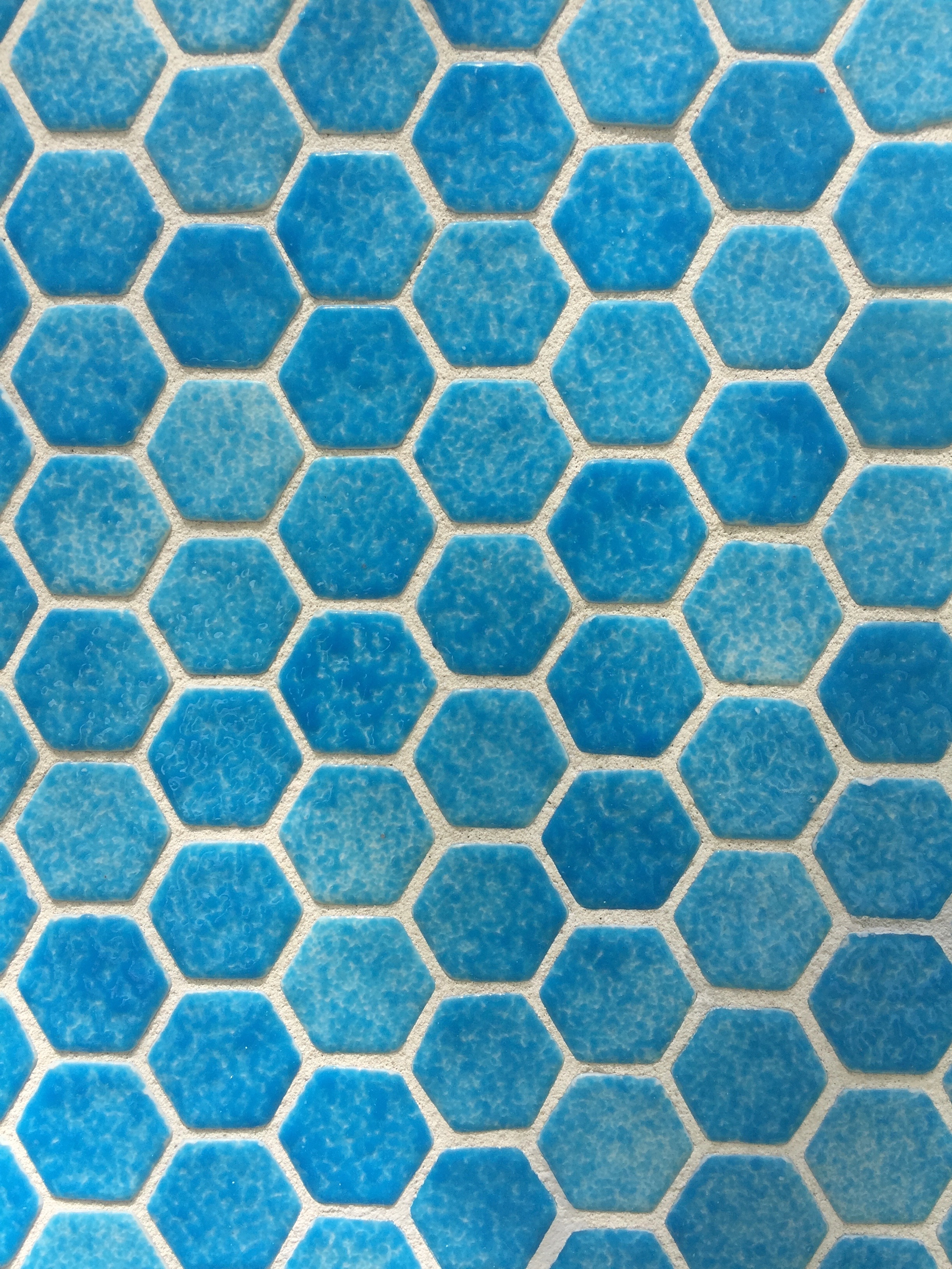 Clean blue tiles with bright white grout Free Textures