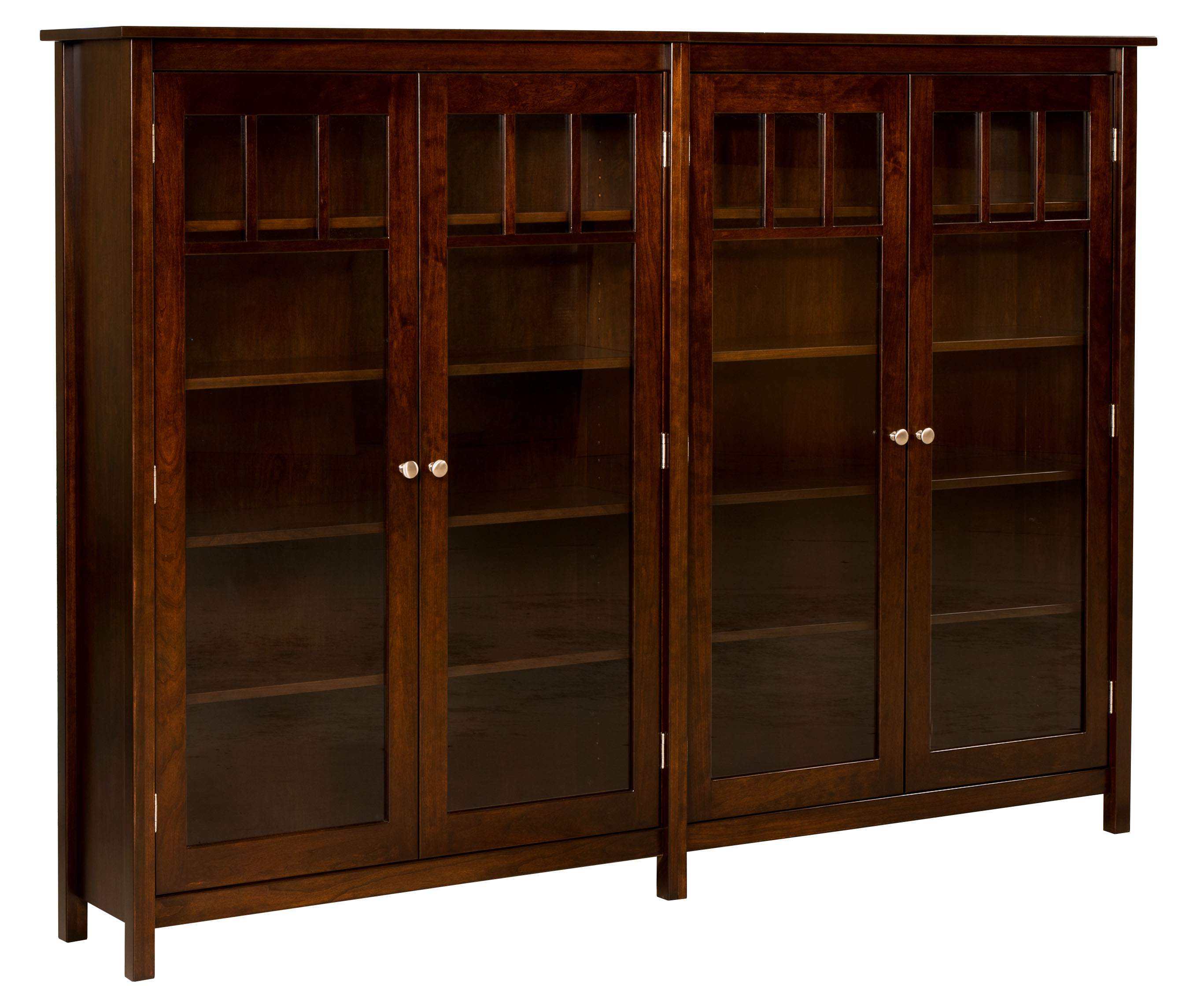 Mission Double Bookcase — Everything Amish