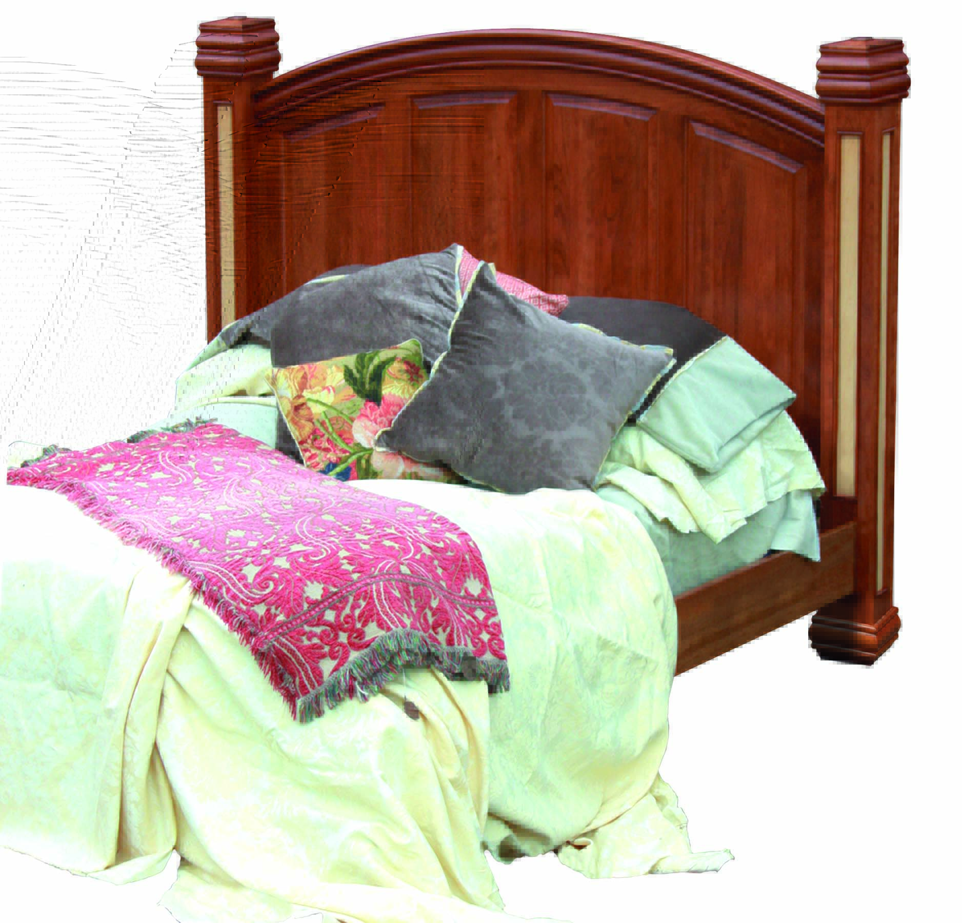 Timber Ridge Arched Panel Bed — Everything Amish