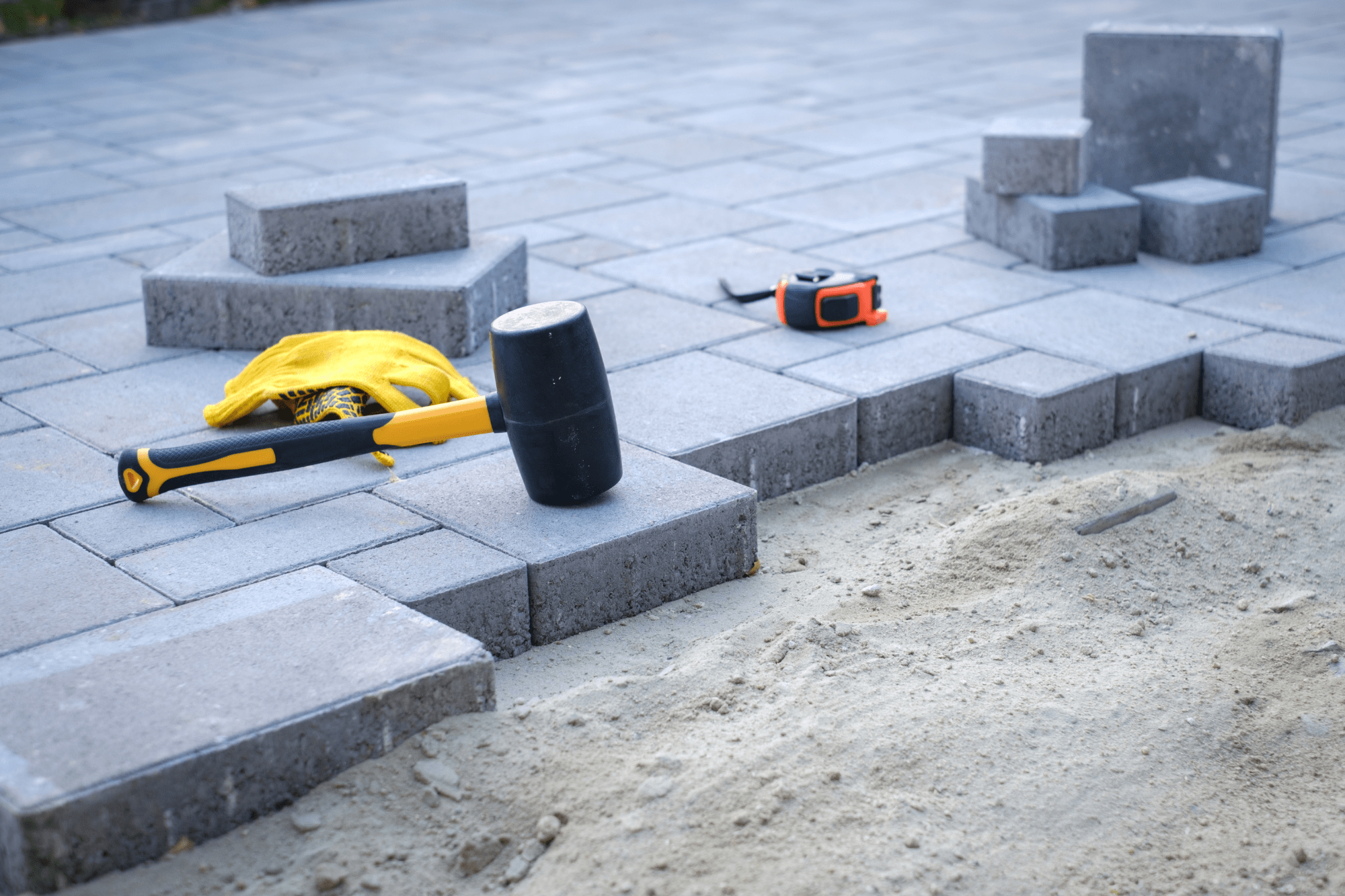 How To Install Concrete Pavers Over Dirt