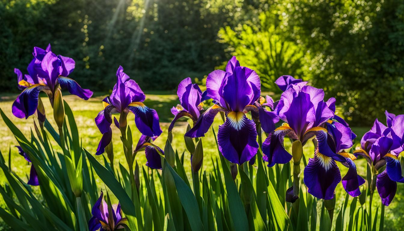Irises and Sunlight Needs Full Sun Required?