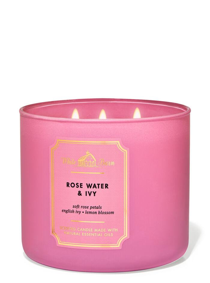 WHITE BARN Rose Water & Ivy Scented Candle (14.5 Oz) Everything Beauty GH