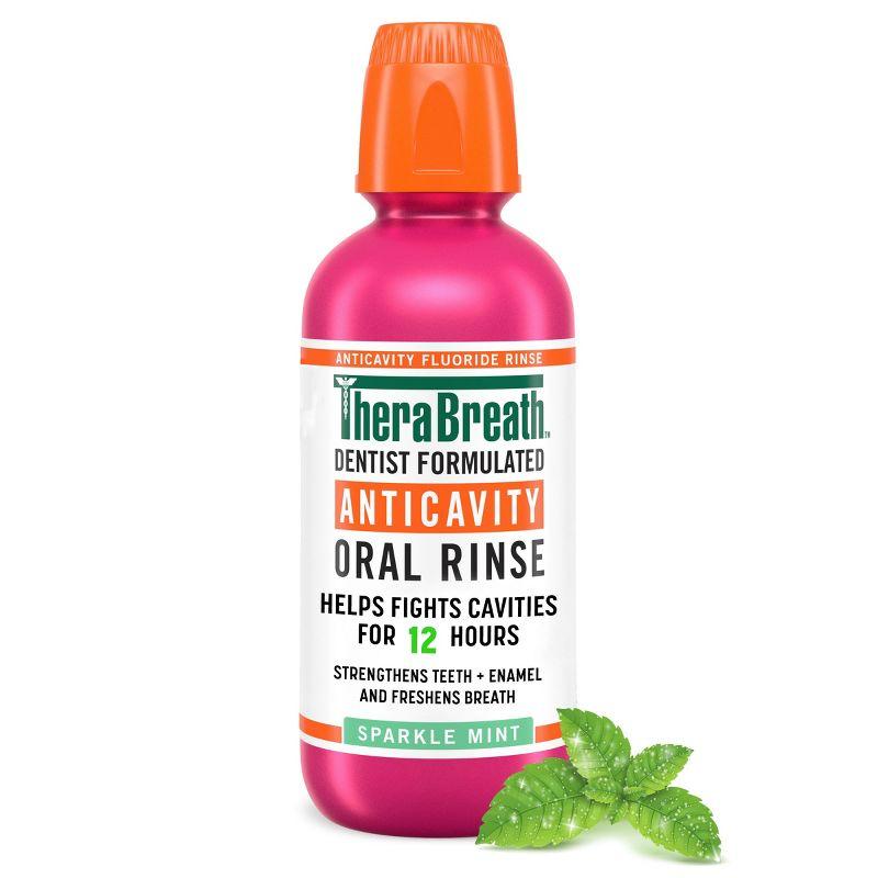 THERABREATH AntiCavity Oral RinseSPARKLE MINT (16 Fl Oz) Everything