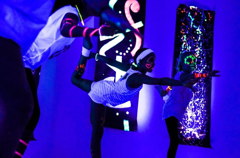 Glow In The Dark Yoga