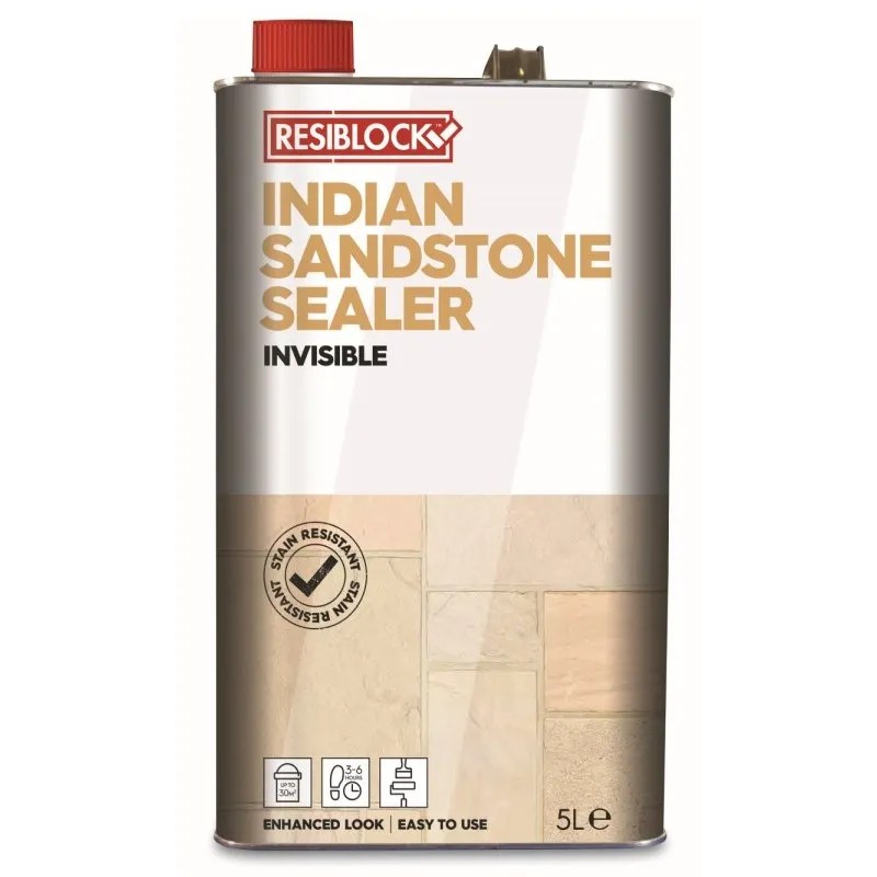Resiblock Indian Sandstone Sealer 5 Litre Invisible Everything