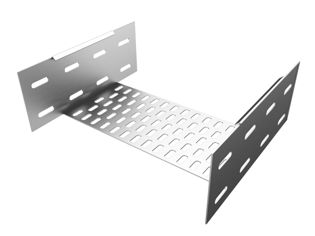 Adjustable Riser Bend H100 Cable Tray With Return Flanged Cable